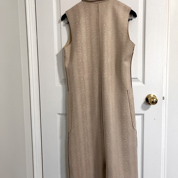 Tan Snake Skin duster vest - Picture 2 of 2